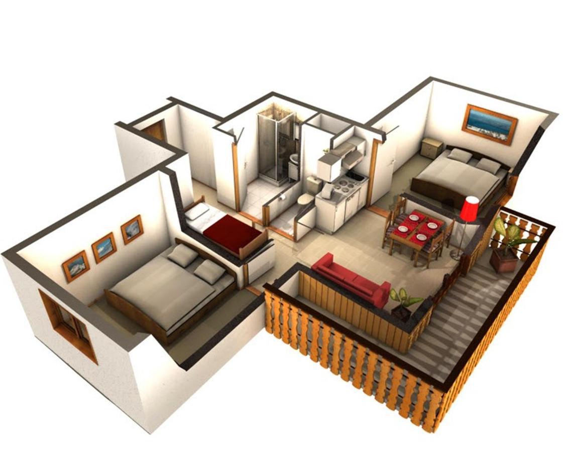Appartement Confortable A Thollon-Les-Memises Avec Vue エクステリア 写真
